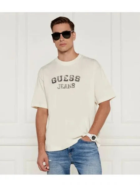 Guess Jeans Tricou alb