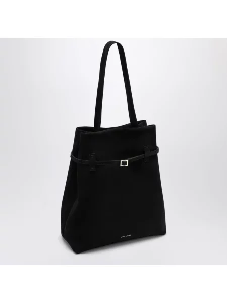 Shopperka Manu Atelier skórzana czarna