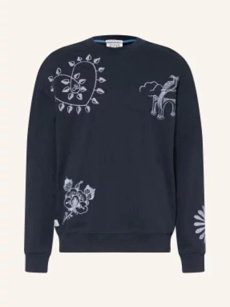 Scotch & Soda Bluza blau biała
