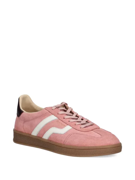 Sneakerși Gant din piele de căprioară roz