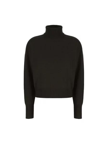 Sweter z golfem Vanisé do golfa brązowy