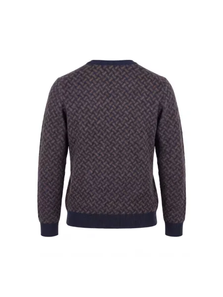 Sweter Drumohr brązowy