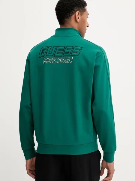 Кофта Guess MENTORE з принтом зелений