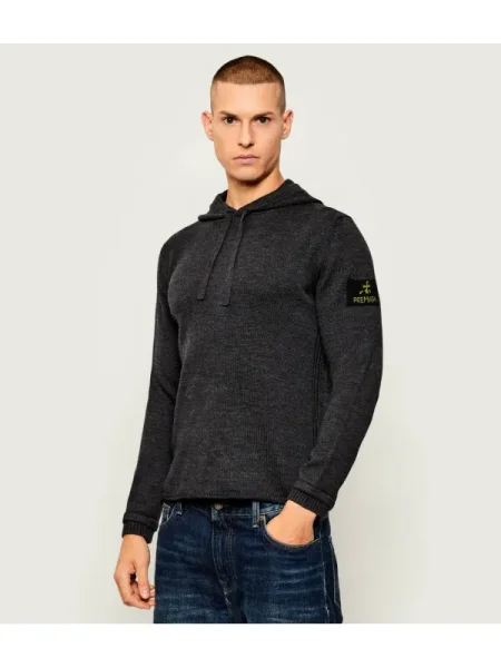 Premiata De lână pulover gri