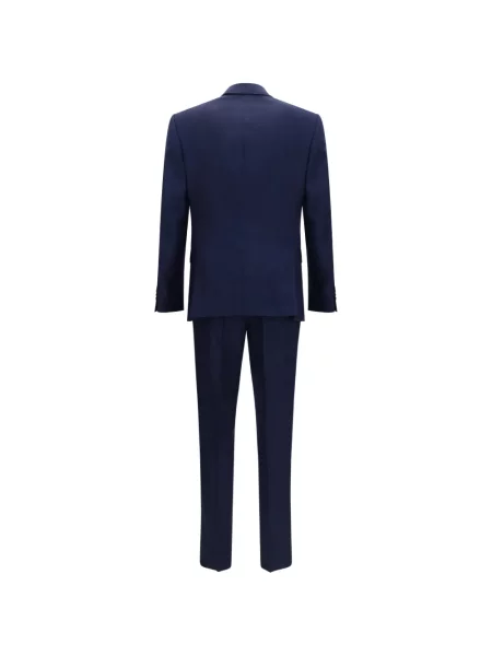 Costum Boss cu două rânduri de nasturi albastru