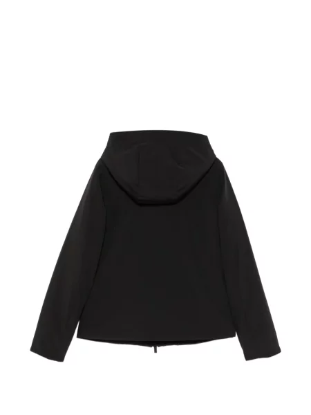 Μπουφάν Woolrich με κουκούλα μαύρο
