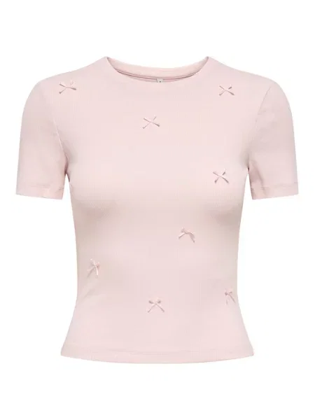 ONLY T-Shirt Femke Ανοιχτό ροζ