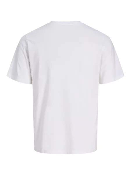 JACK & JONES Tričko JJTOM námornícka modrá / červená biela