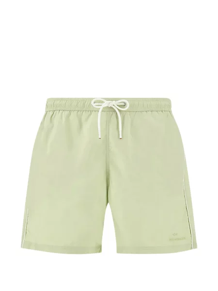 Haftowane kąpielówki Paul & Shark zielone