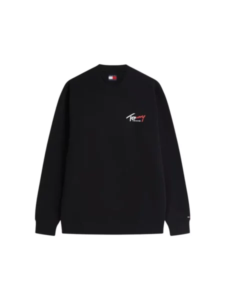 Bluza Tommy Hilfiger z logo czarna