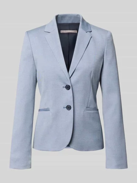 Żakiet o kroju slim fit z wpuszczanymi i kołnierzem z połami Christian Berg Woman Selection