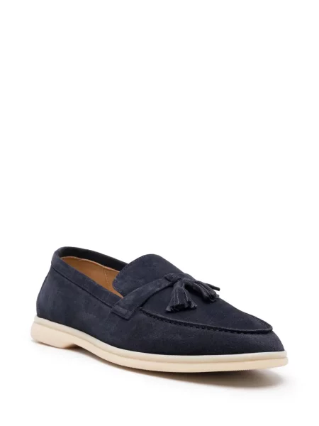 Semišové loafers Scarosso modré