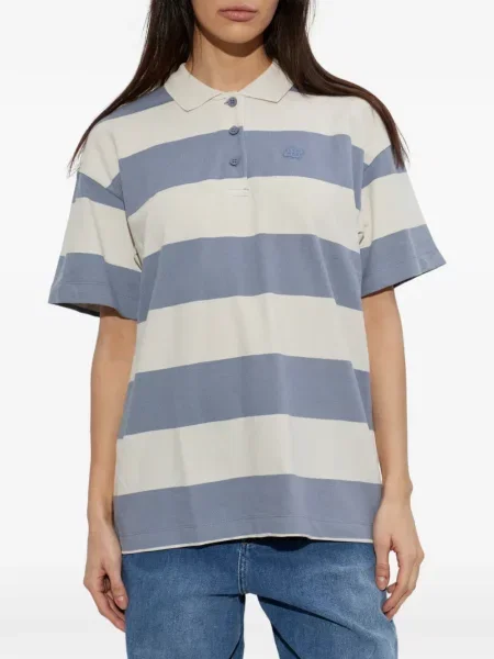 Top Munthe cu broderie albastru