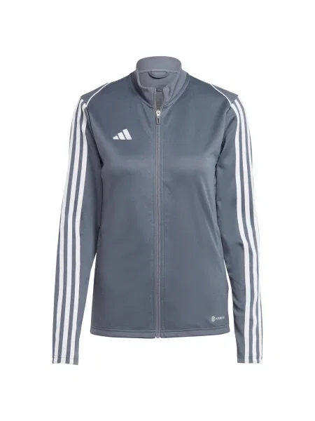 ADIDAS PERFORMANCE Tréningová bunda Tiro 23 League / biela sivá