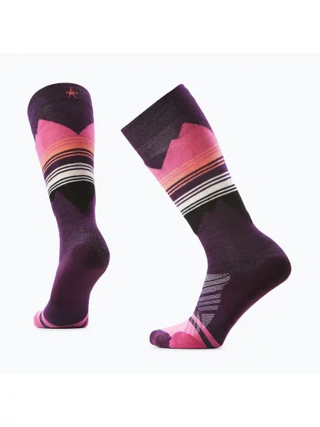 Șosete de schi pentru femei Smartwool Ski Targeted Cushion Pattern OTC purple iris violet
