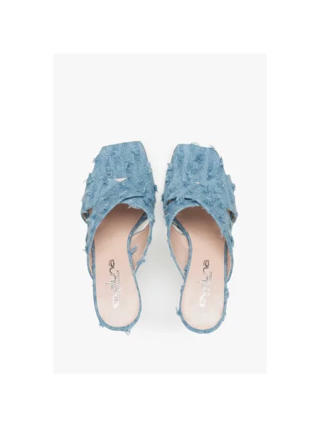 Мюли Evaluna синие