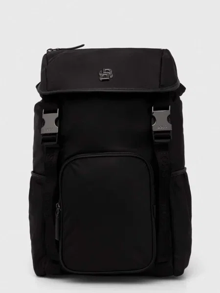 BOSS rucsac barbati mare neted negru