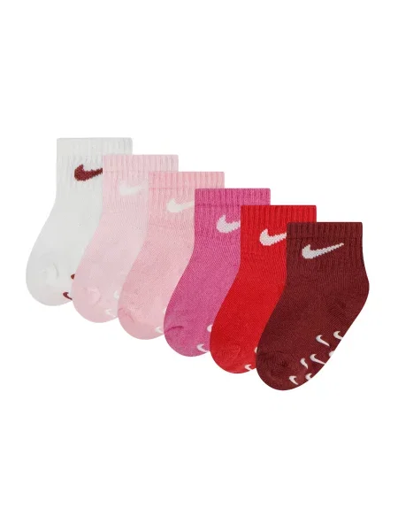 Nike Sportswear Șosete CORE SWOOSH roz / magenta / roz pal / roșu / roșu bordeaux alb
