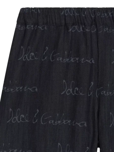 Szorty jeansowe dziecięce Dolce And Gabbana niebieskie