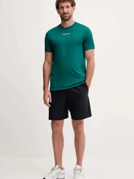 Calvin Klein Performance Kratka majica za vadbo zelena