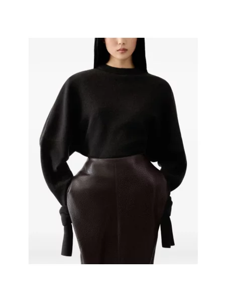Sweter Jacquemus wełniany brązowy