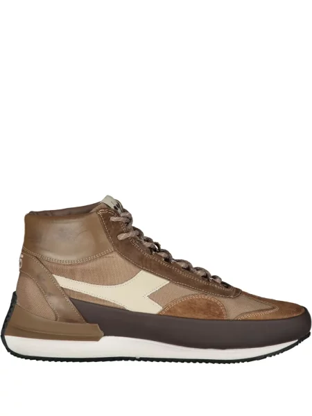 Sneakerși Diadora din piele maro
