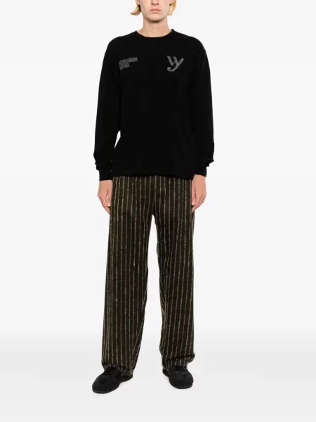 Lung tricou Yohji Yamamoto negru