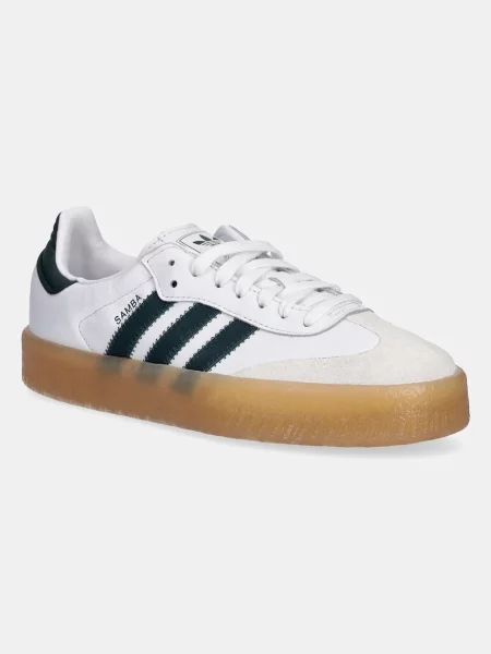 Usnjene superge adidas Originals Sambae bela