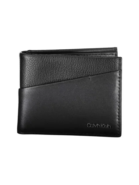 Portfel Calvin Klein skórzany czarny