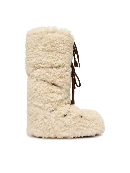 Дутики Moon Boot бежевые