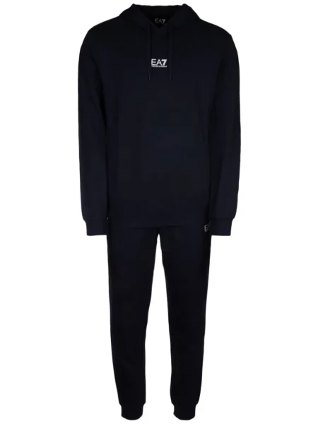 Komplet dresowy Ea7 Emporio Armani z nadrukiem niebieski