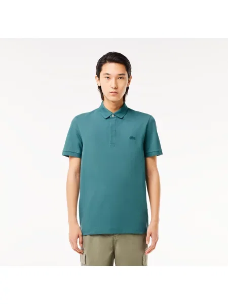 Lacoste Koszulka Polo Smart Paris Z Elastycznej Bawełny niebieska