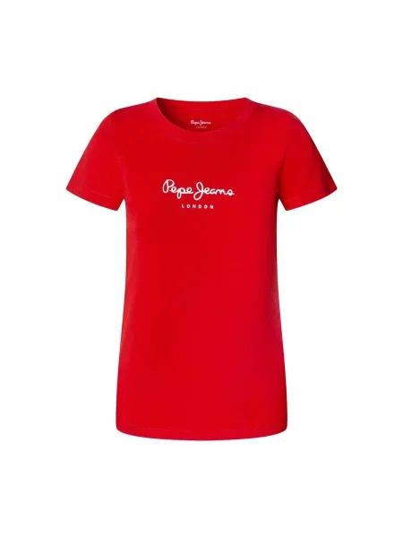 Pepe Jeans Tricou New Virginia roșu alb