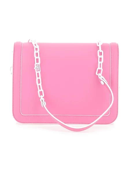 Torebka crossbody Chiara Ferragni z logo różowa