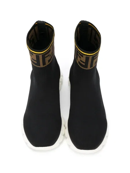 Sneakersy dziecięce Fendi czarne