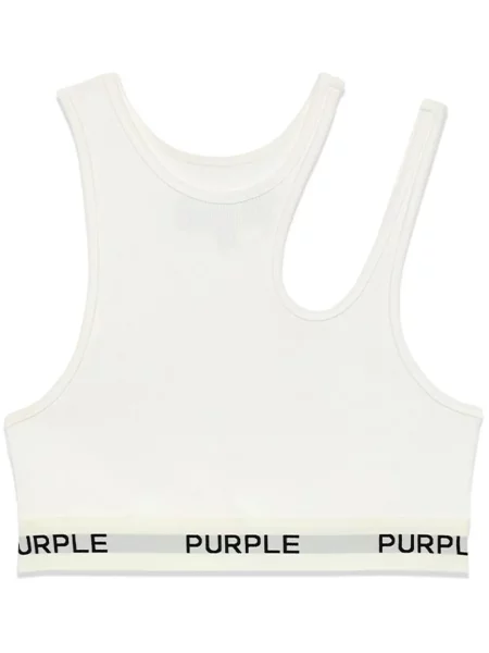 Cropp top Purple Brand alb