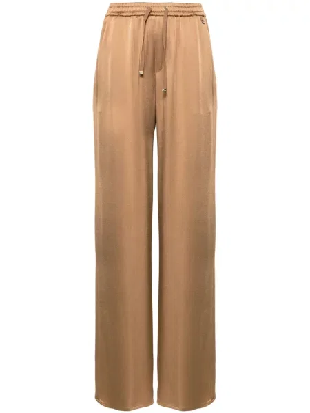 Pantaloni Herno din crep maro
