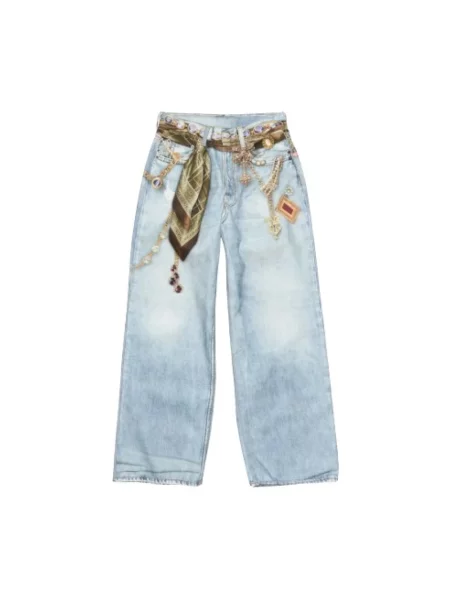 Jeansy Acne Studios niebieskie