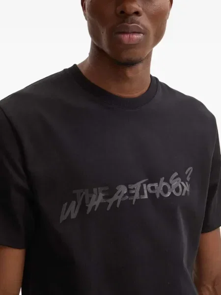 Tricou The Kooples cu imagine negru