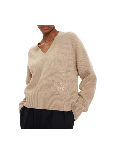 Pulover Tommy Hilfiger bej