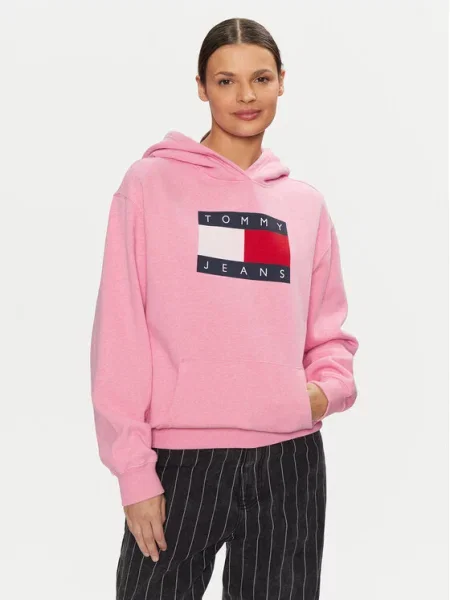 Tommy Jeans Džemperis rožinė