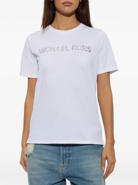 Balerini Michael Michael Kors cu autograf alb