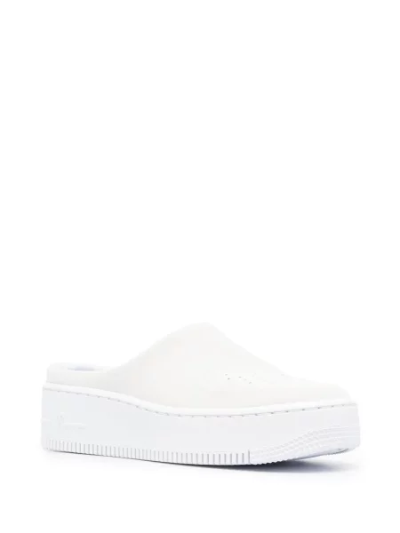 Haftowane spodnie Nike białe