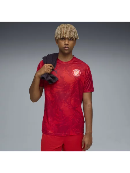 Koszulka przedmeczowa Girona FC czerwona