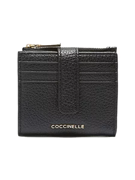 Coccinelle Kožená peňaženka Coccinelle čierna