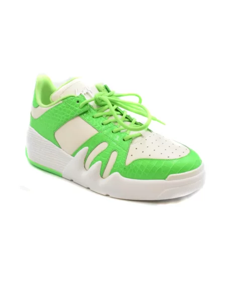 Sneakersy Giuseppe Zanotti skórzane zielone