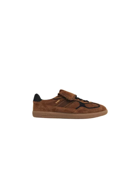 Sneakersy Alohas skórzane brązowe