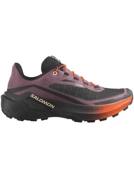 Buty do biegania Salomon Genesis 2 fioletowy pomarańczowy 36 czarny