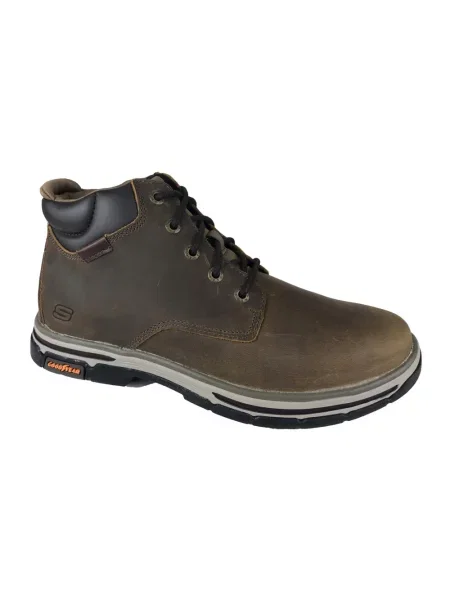 Botki Skechers brązowe