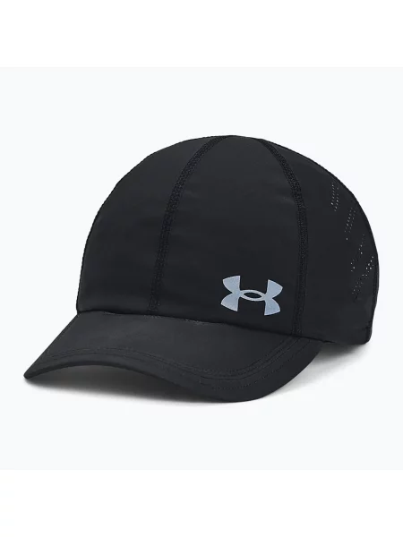 Șapcă cu cozoroc pentru femei Under Armour Iso-Chill Launch negru/negru/reflectorizant negru